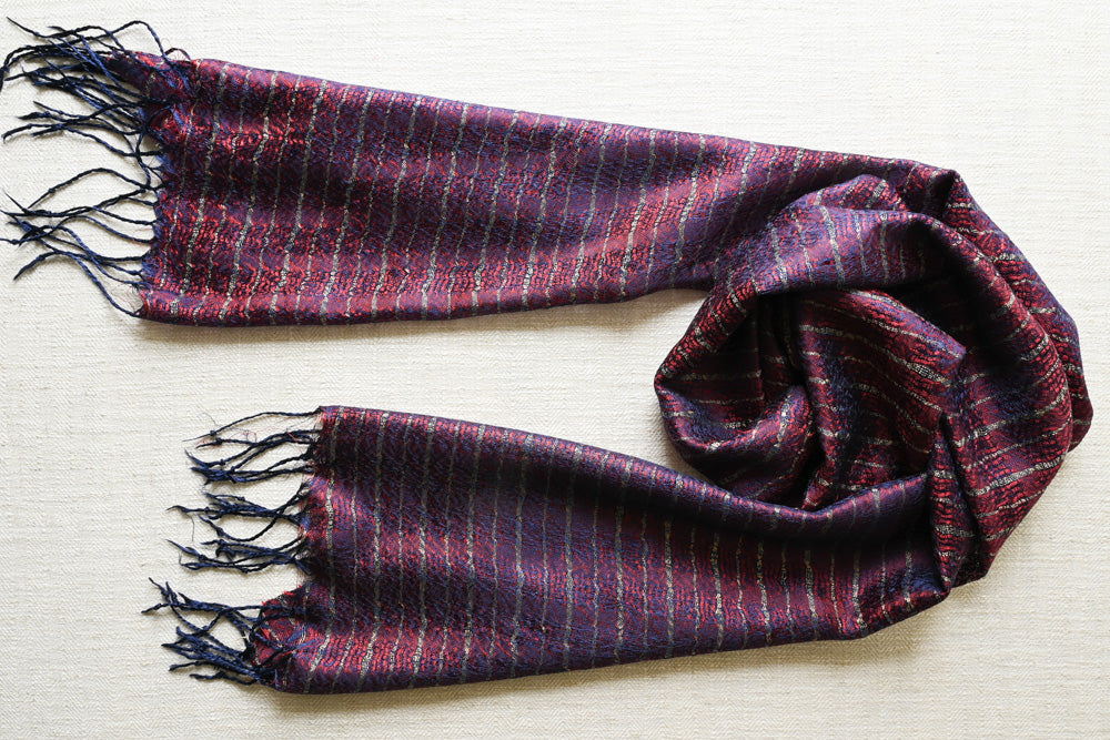 Handwoven Silk Scarf