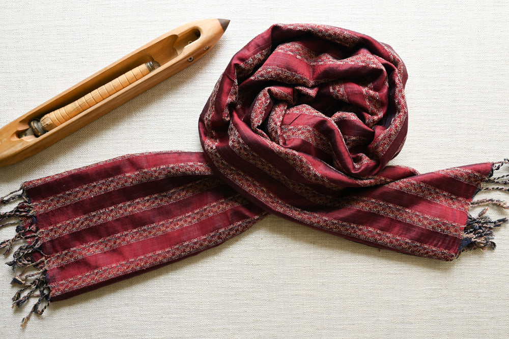 Handwoven Silk Scarf
