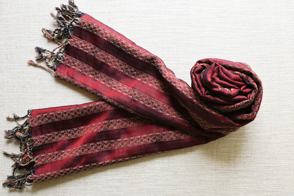 Handwoven Silk Scarf