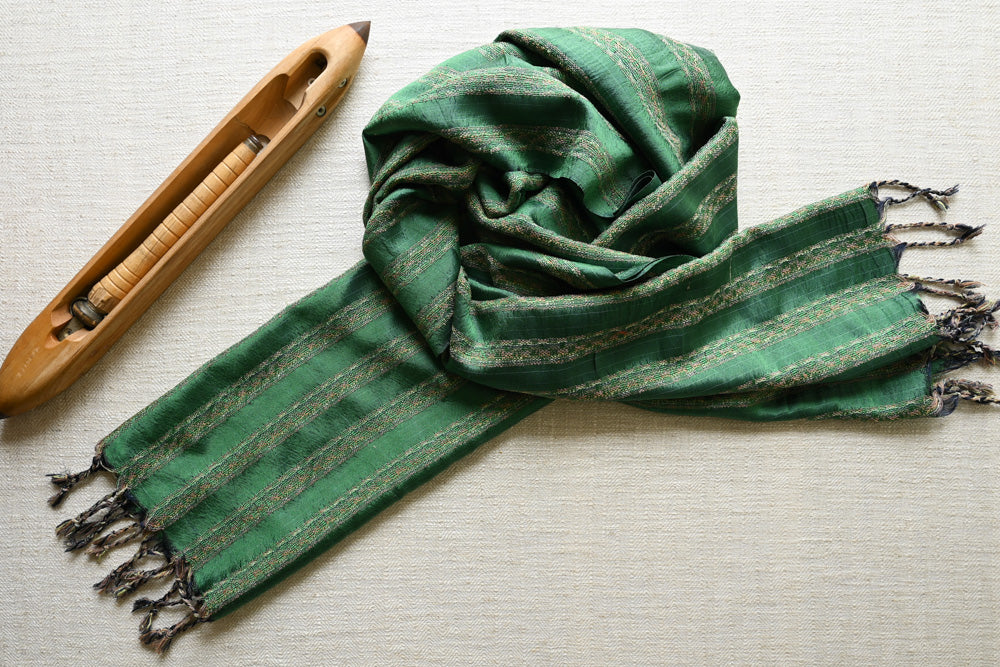 Handwoven Silk Scarf