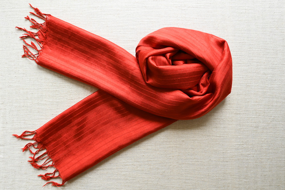 Handwoven Silk Scarf