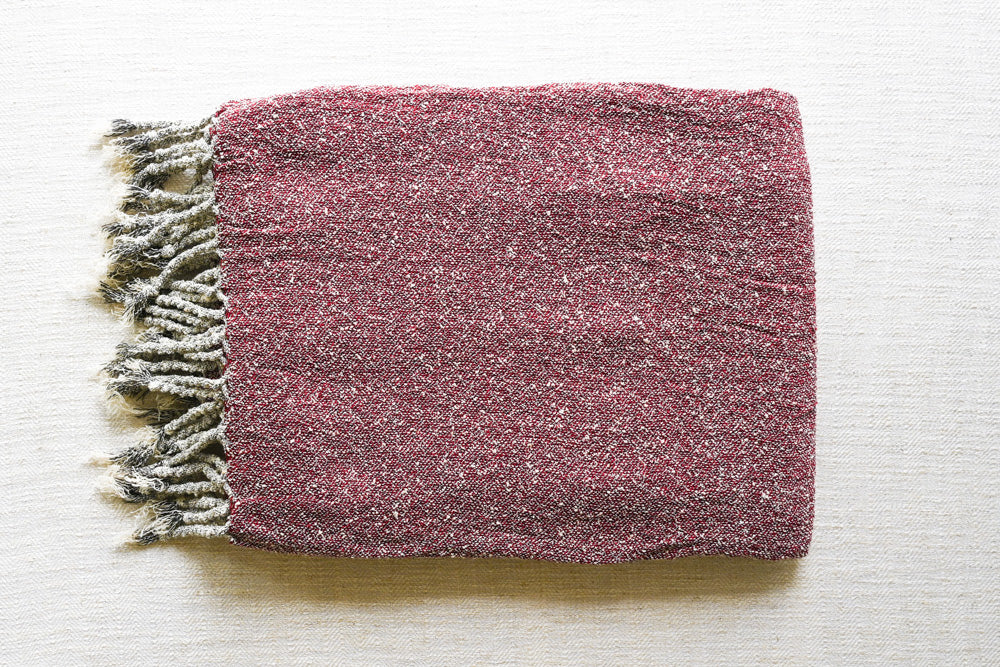 Handwoven Raw Silk Scarf