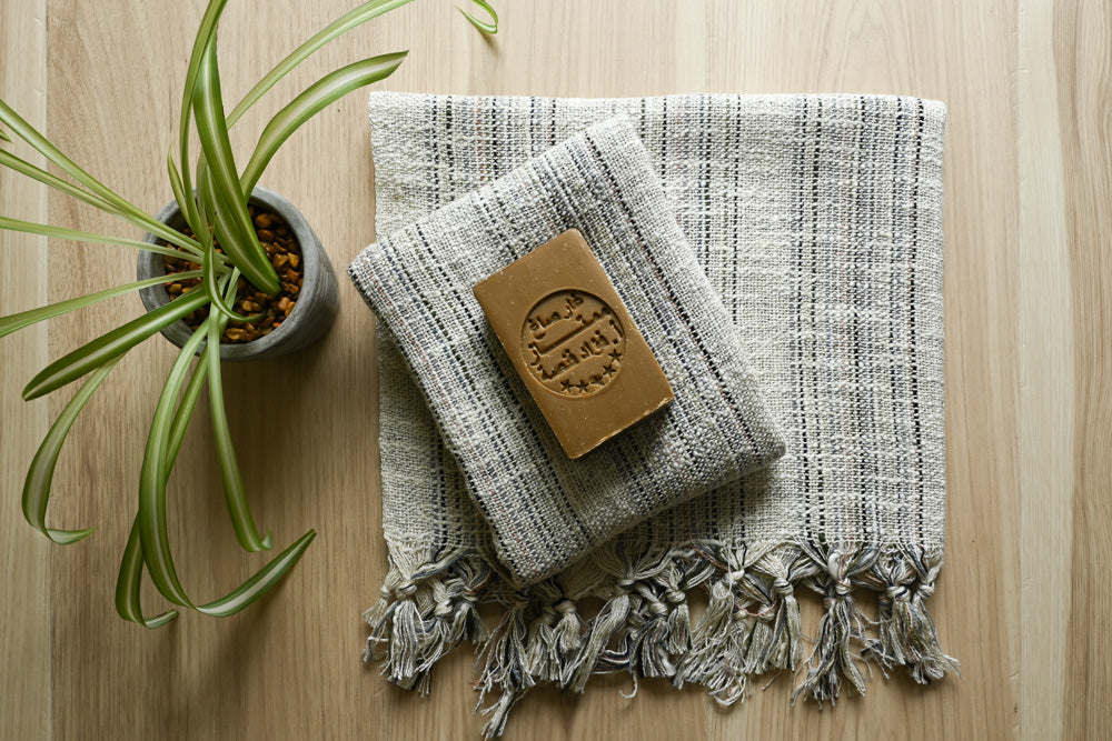 Reem Linen Hand Towel