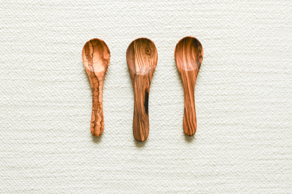Trio of Olive Wood Spoons