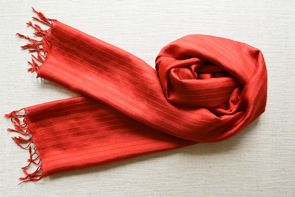 Handwoven Silk Scarf