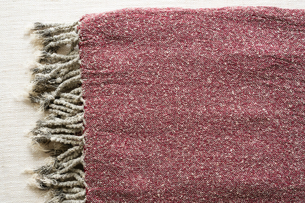 Handwoven Raw Silk Scarf