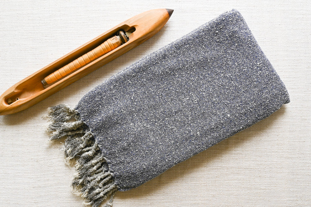 Handwoven Raw Silk Scarf