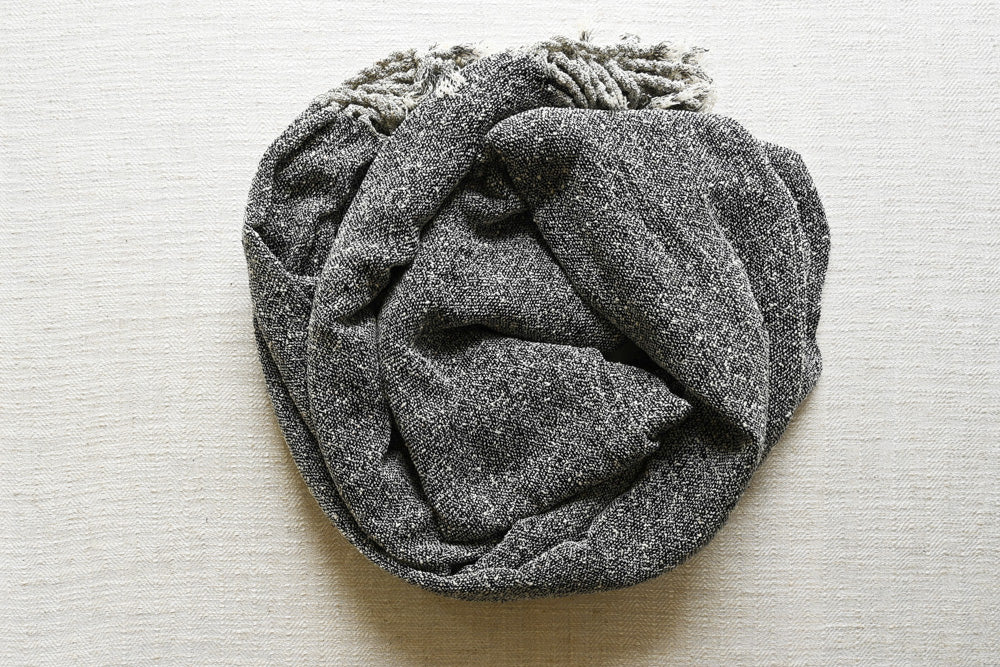 Handwoven Raw Silk Scarf