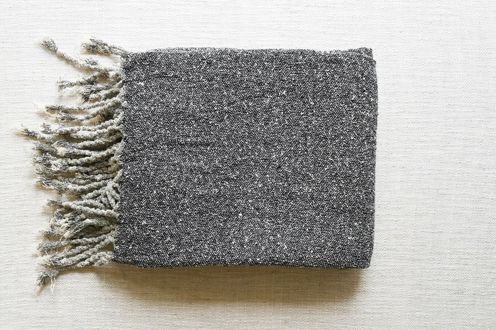 Handwoven Raw Silk Scarf