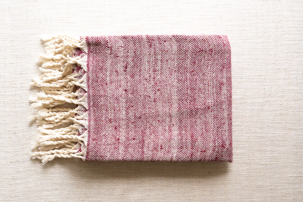 Handwoven Raw Silk Scarf