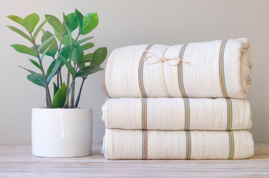 Amelie Linen Towel - Indigo Traders