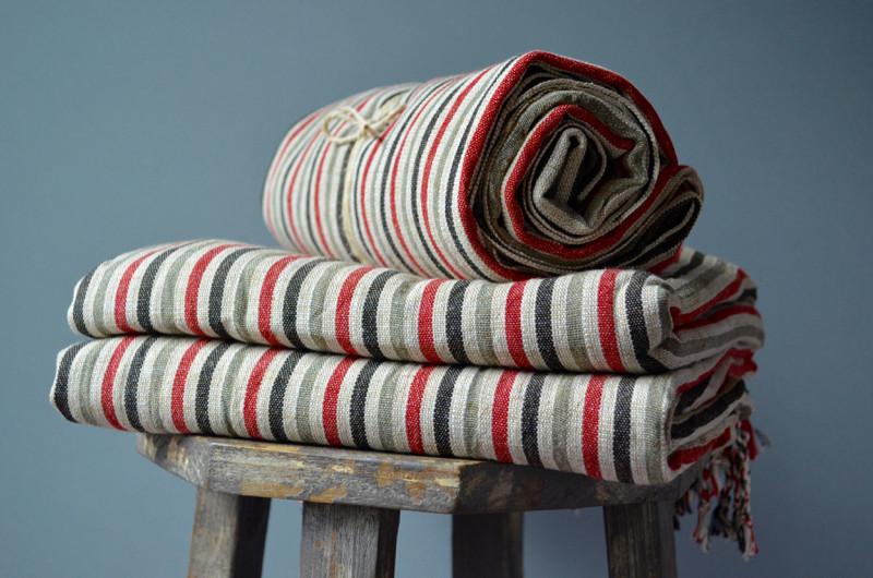 Busa Linen Towel - Indigo Traders