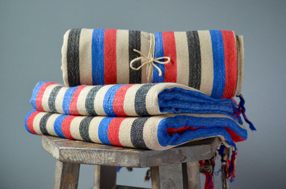 Suda Linen Towel - Indigo Traders