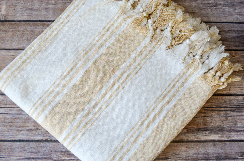 Malik Raw Silk Towel - Indigo Traders
