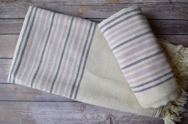 Usak Linen Towel - Indigo Traders