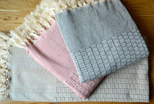 Lattice Pestemal Towel - Indigo Traders