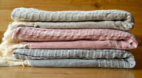 Lattice Pestemal Towel - Indigo Traders