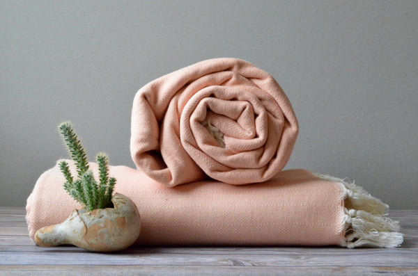 Herringbone Cotton Throw - Indigo Traders