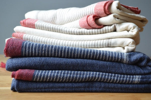 Matta Raw Silk Towel - Indigo Traders