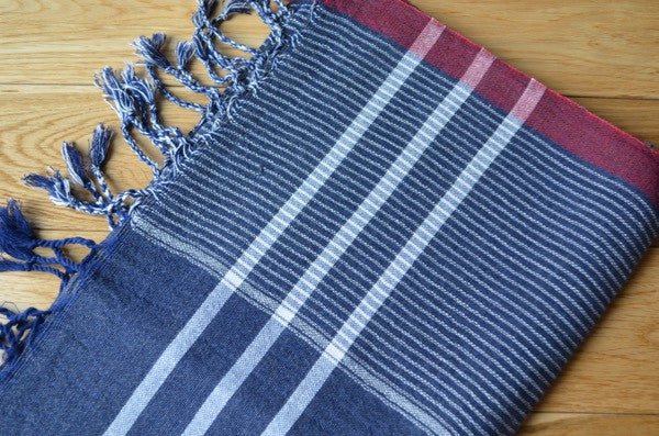 Matta Raw Silk Towel - Indigo Traders