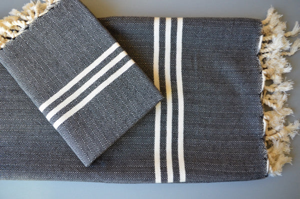 Matta Herringbone Towel - Indigo Traders