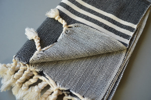 Matta Herringbone Towel - Indigo Traders
