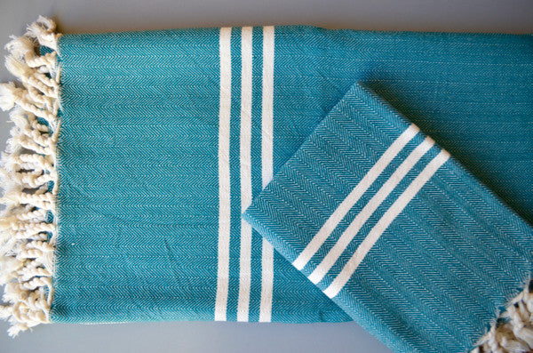 Matta Herringbone Towel - Indigo Traders