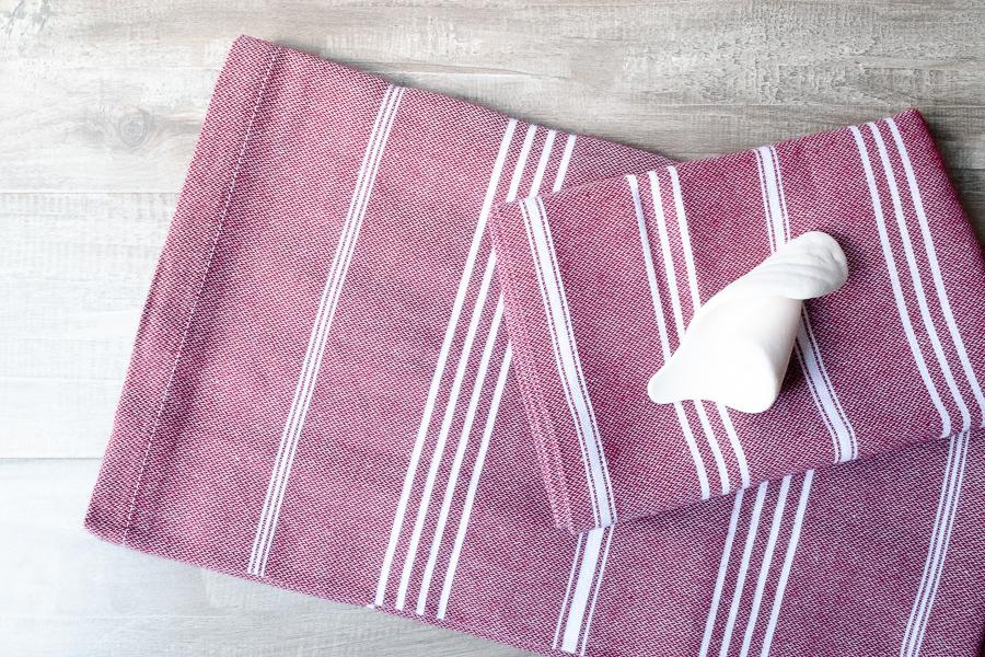 Fringeless Turkish Towels - Indigo Traders