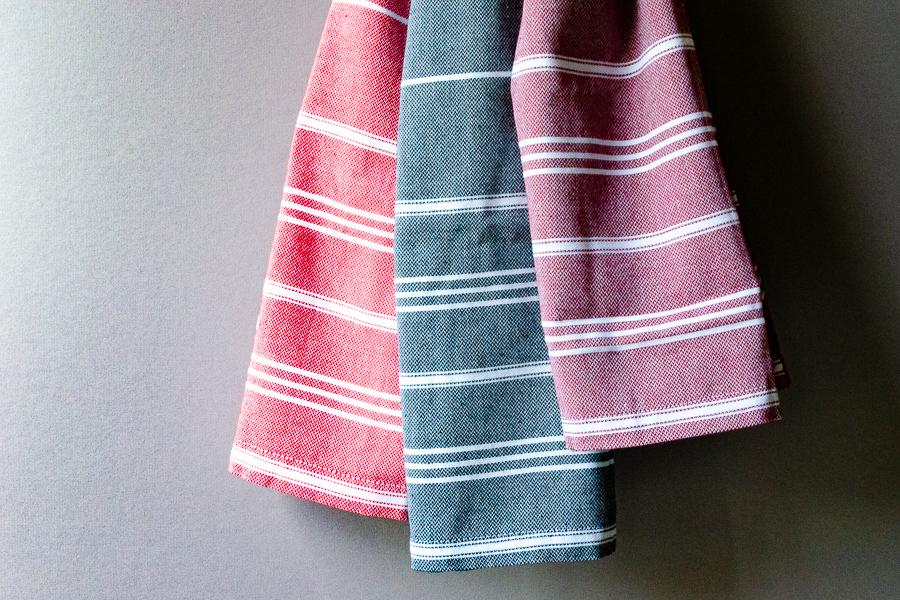 Fringeless Turkish Towels - Indigo Traders