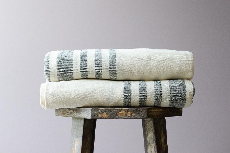 Antakya Raw Silk Towel - Indigo Traders