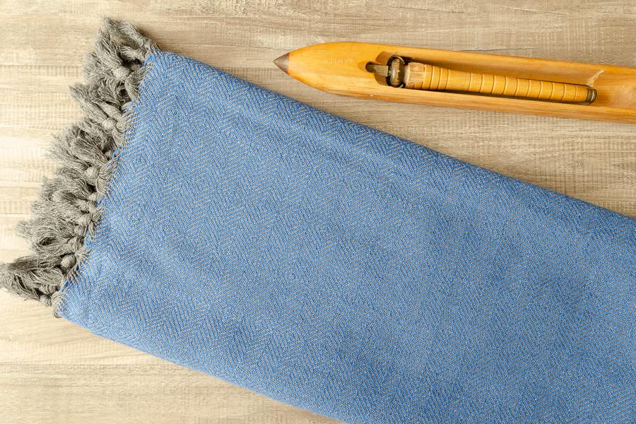 Lila Cotton Throw - Indigo Traders