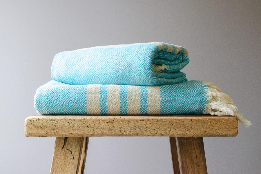 Bella Cotton Throw - Indigo Traders