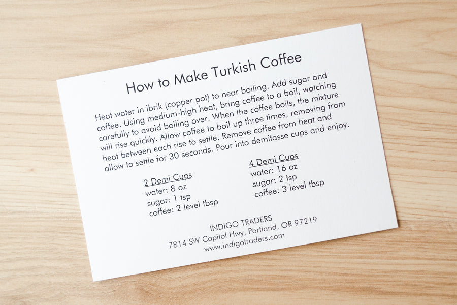 Deluxe Turkish Coffee for Four