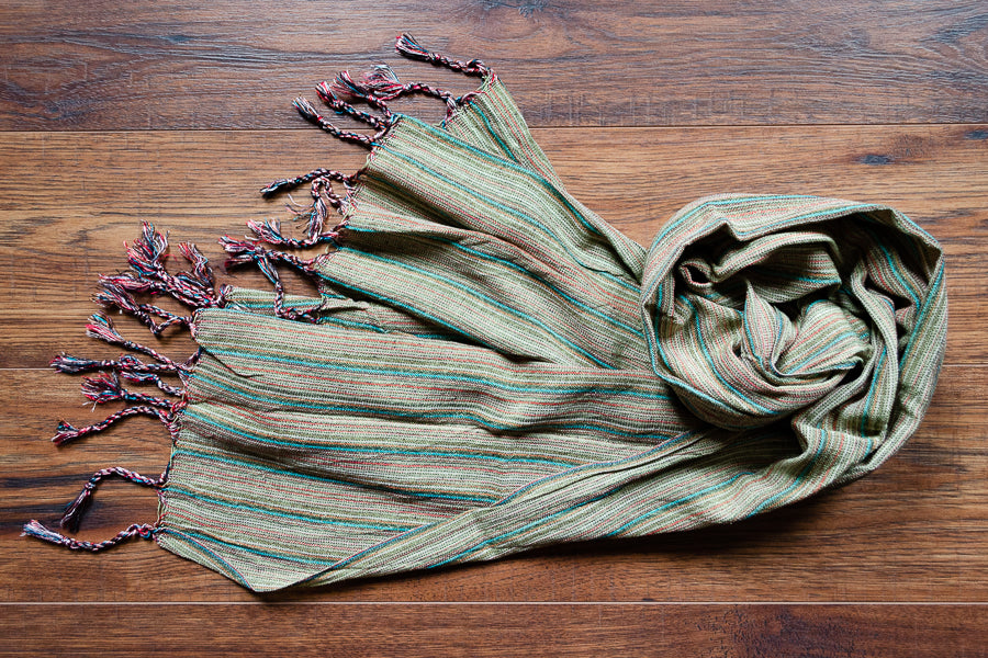 Hand-loomed Linen Scarf