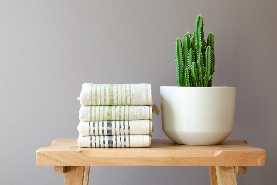 Linen Hand Towel - Indigo Traders