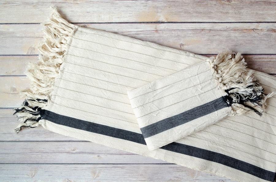 Adalar Linen Towel - Indigo Traders