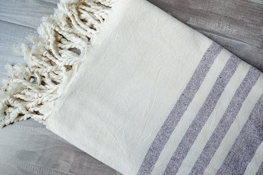 Antakya Raw Silk Towel - Indigo Traders