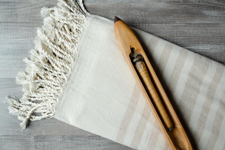 Antakya Raw Silk Towel - Indigo Traders