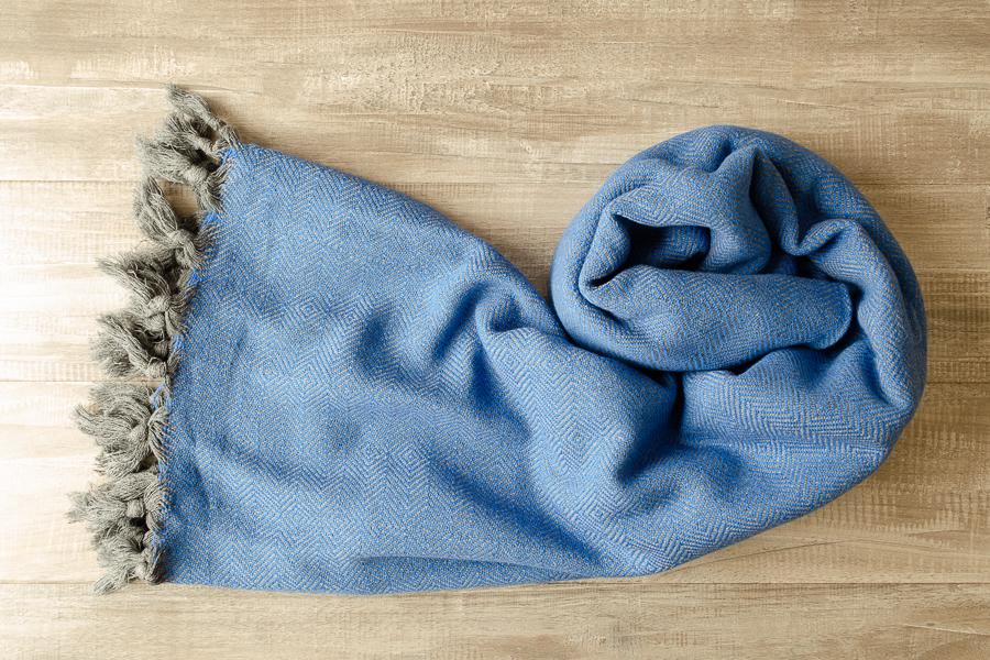 Lila Cotton Throw - Indigo Traders