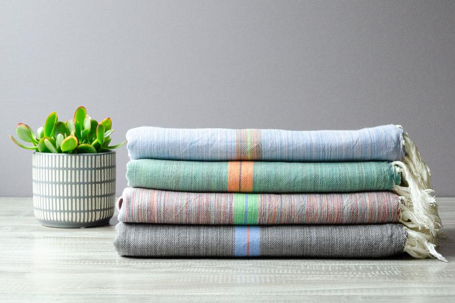 Audrey Cotton Towel - Indigo Traders