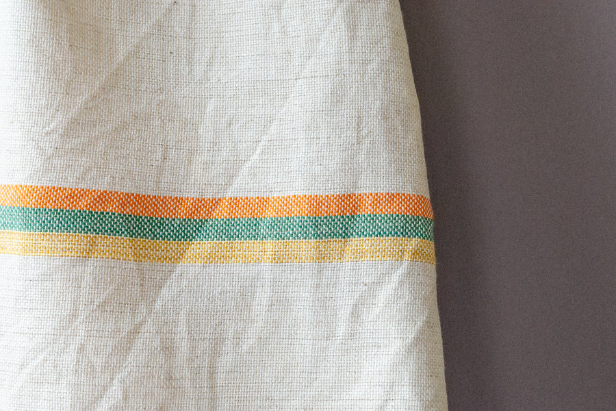 Olive Linen Hand Towel