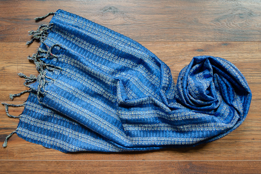 Hand-loomed Silk Scarf