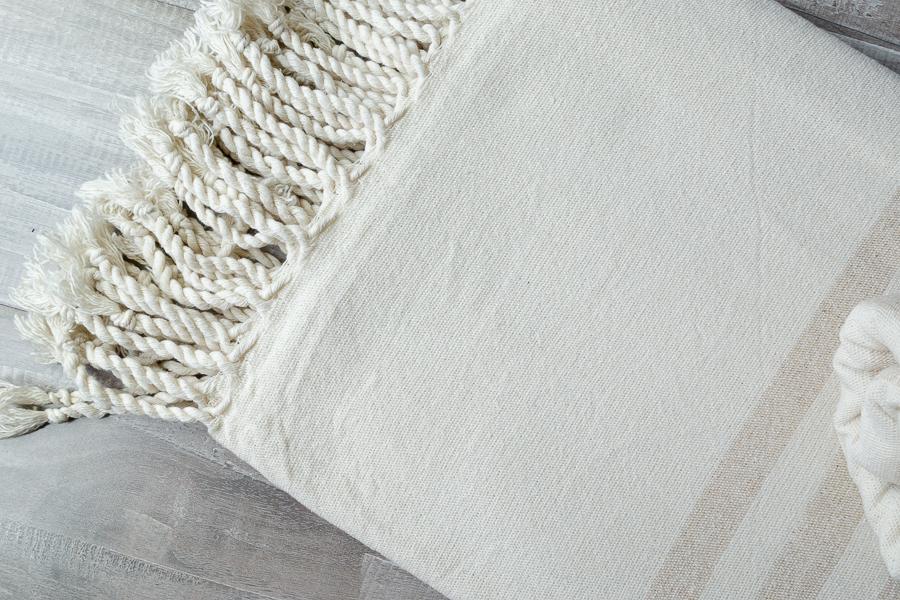 Antakya Raw Silk Towel - Indigo Traders