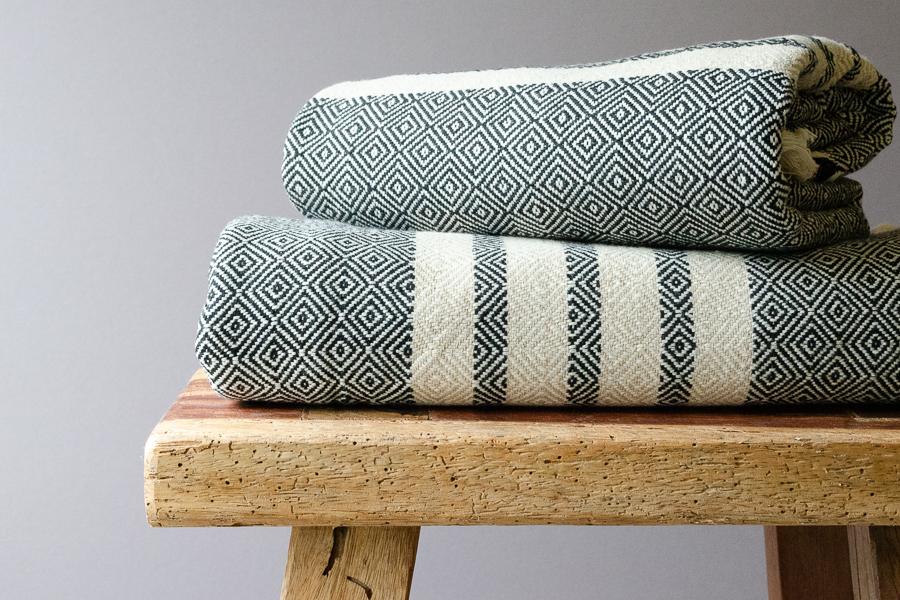 Bella Cotton Throw - Indigo Traders