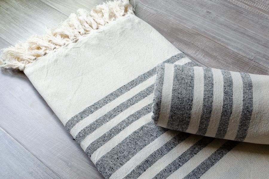 Antakya Raw Silk Towel - Indigo Traders