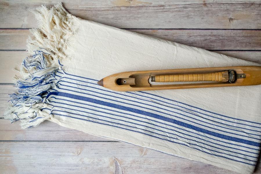 Azul Linen Towel - Indigo Traders