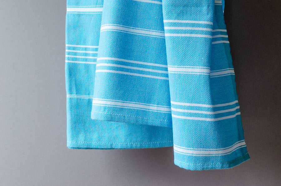 Fringeless Turkish Towels - Indigo Traders