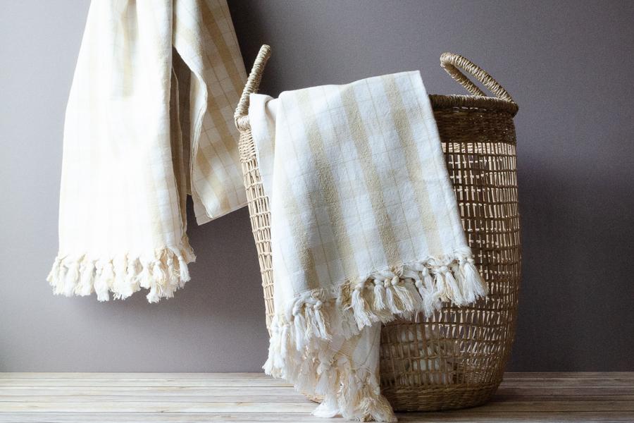 Mais Raw Silk Towel - Indigo Traders