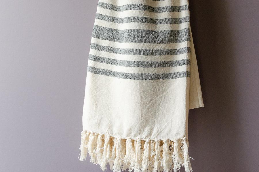 Antakya Raw Silk Towel - Indigo Traders