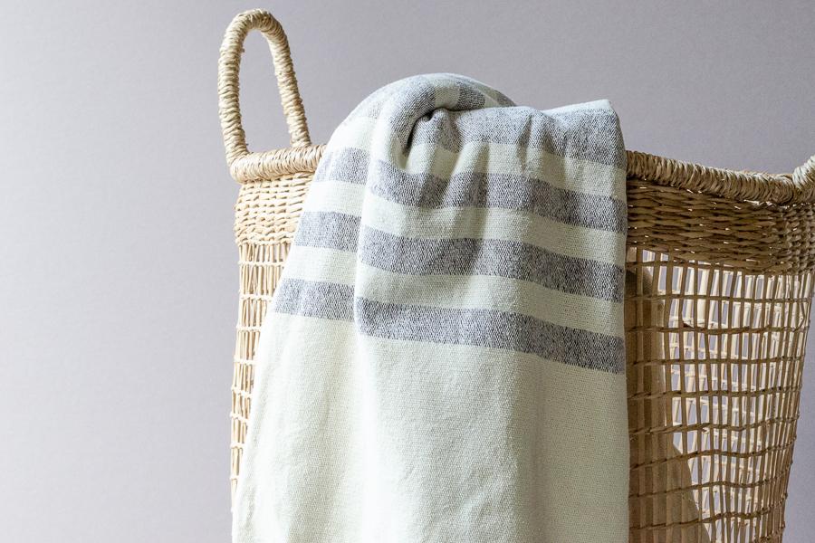 Antakya Raw Silk Towel - Indigo Traders